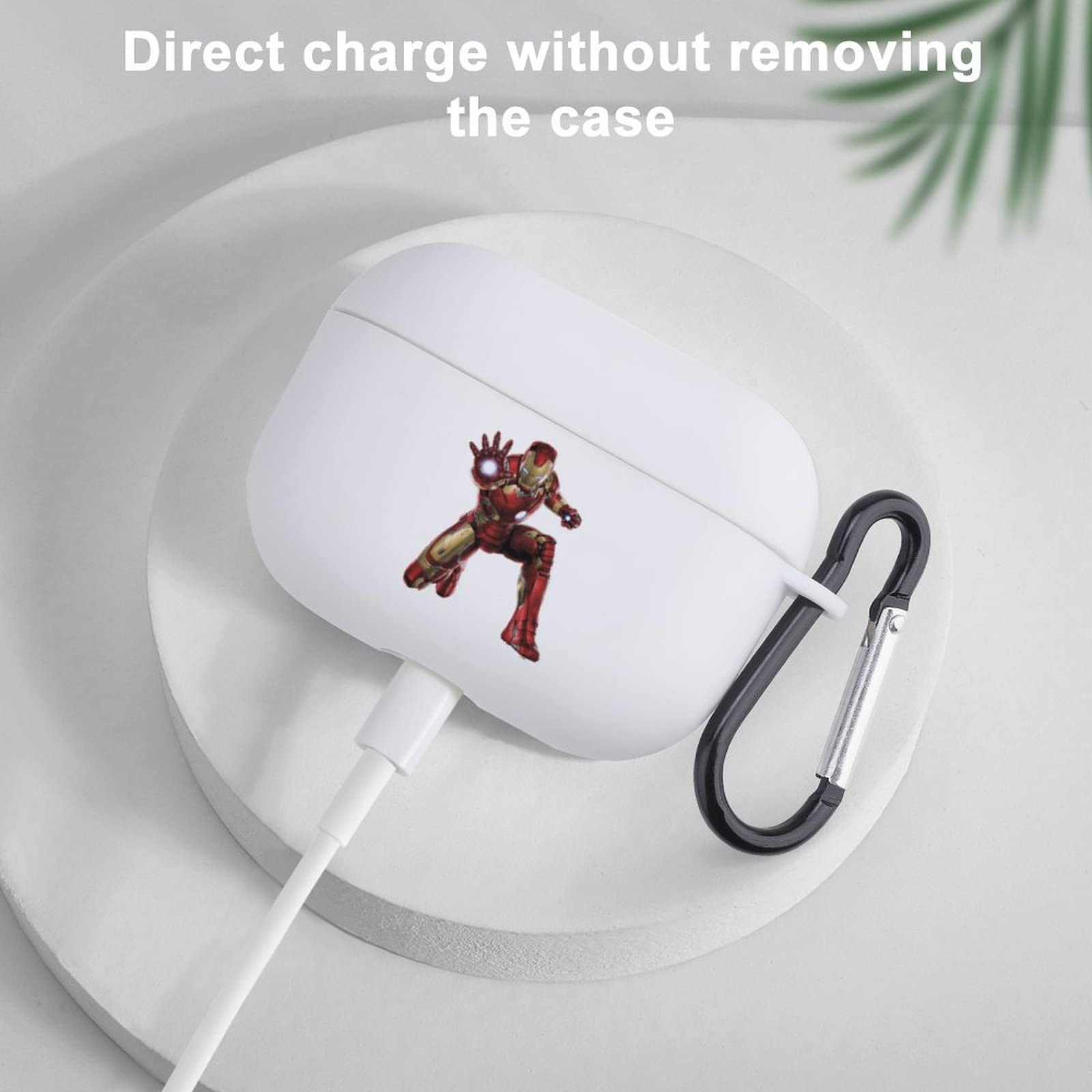 Amazon | Airpods Pro2 ケース アイアンマン AirPods Proケース